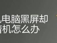 电脑开不了机黑屏问题解决方法（应对电脑开不了机黑屏的有效措施）